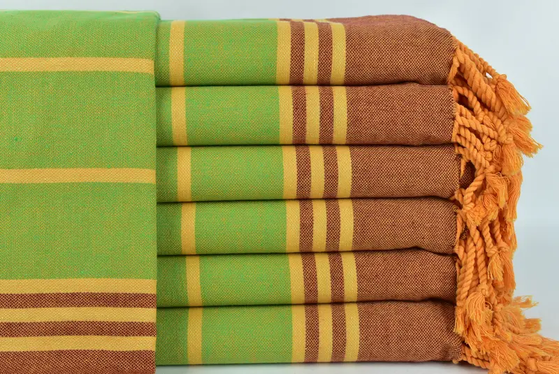 Wedding Hand Made Gift, Personalized Bridesmaid Gift, Bachelor Party Gifts, 70x36 Cotton Striped Towel, Embroidered Towel, Turkish Towel USA - 1