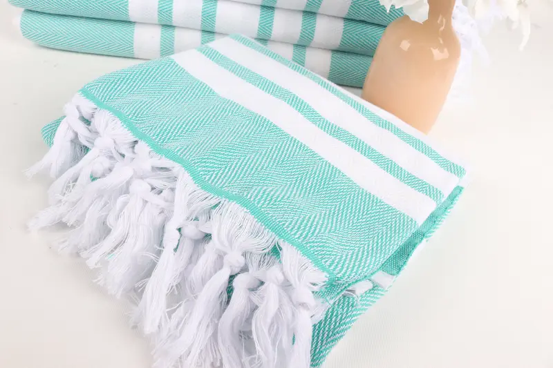 68x36 Cotton Chevron Towel, Bridal Shower Favors, Bathroom Towel, Beach Size Towel, Bachelorette Party Gifts, Turkish bath towel, Peshtemal Towel - 5