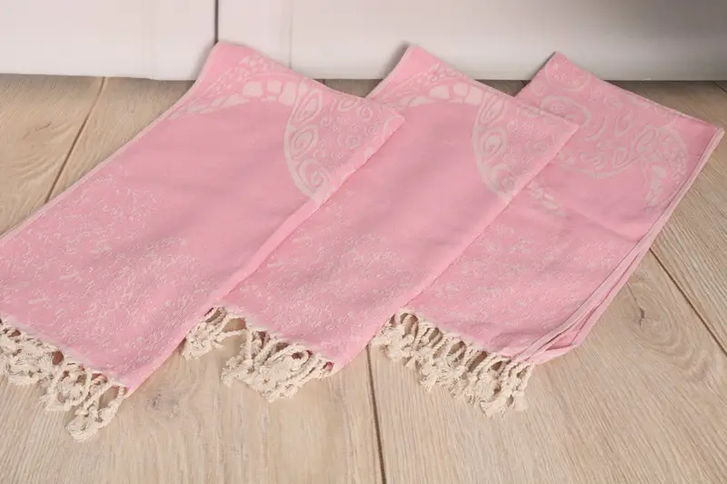 Turkish Hand Towel, Turkish Towel Hand Towel, Valentines Gift, Bridesmaid Towel, Monogram Hand Towel, 36x18 Cotton Carretta Patterned Towel - 7
