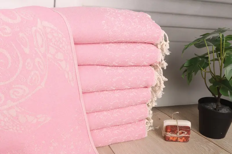 Turkish Hand Towel, Turkish Towel Hand Towel, Valentines Gift, Bridesmaid Towel, Monogram Hand Towel, 36x18 Cotton Carretta Patterned Towel - 2
