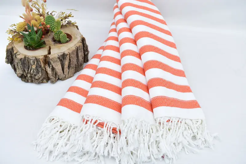 70x36 Cotton Striped Towel, Bridal Shower Gift, Wedding Day Gift For Bride, Bachelor Bachelorette Party Favors, Spa Towel, Personalized Gifts - 3
