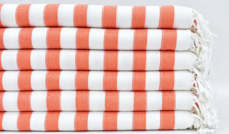 70x36 Cotton Striped Towel, Bridal Shower Gift, Wedding Day Gift For Bride, Bachelor Bachelorette Party Favors, Spa Towel, Personalized Gifts - 1
