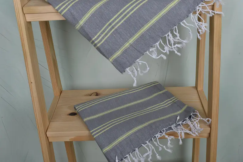 Kitchen Towel, Beach Theme Bachelorette Party, Merry Christmas Gifts, Spa Towel, 40x24 Cotton Striped Towel, Personalized Gifts, Bridesmaid Gifts - 5