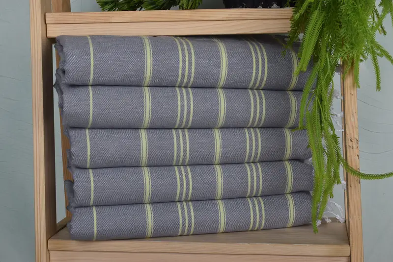 Kitchen Towel, Beach Theme Bachelorette Party, Merry Christmas Gifts, Spa Towel, 40x24 Cotton Striped Towel, Personalized Gifts, Bridesmaid Gifts - 1