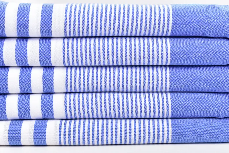 70x40 Cotton Striped Towel, Custom Beach Towel, Fouta towel, Hammam Towel USA, Sand-free peshtemal towel for the beach, Gifts For Him, Unique Gift - 2