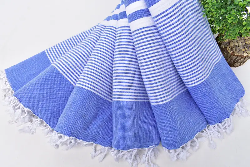 70x40 Cotton Striped Towel, Custom Beach Towel, Fouta towel, Hammam Towel USA, Sand-free peshtemal towel for the beach, Gifts For Him, Unique Gift - 4