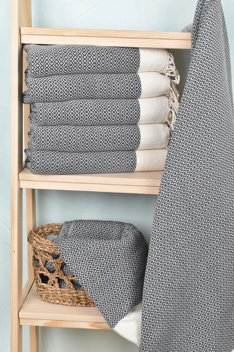 Bachelor Gift, Travel towel, 76x36 Cotton Diamond Towel, Luxury Beach Towel, Hammam Towel USA, Custom Towel Beach, Bridal Shower Gift, Luxury towel - 3