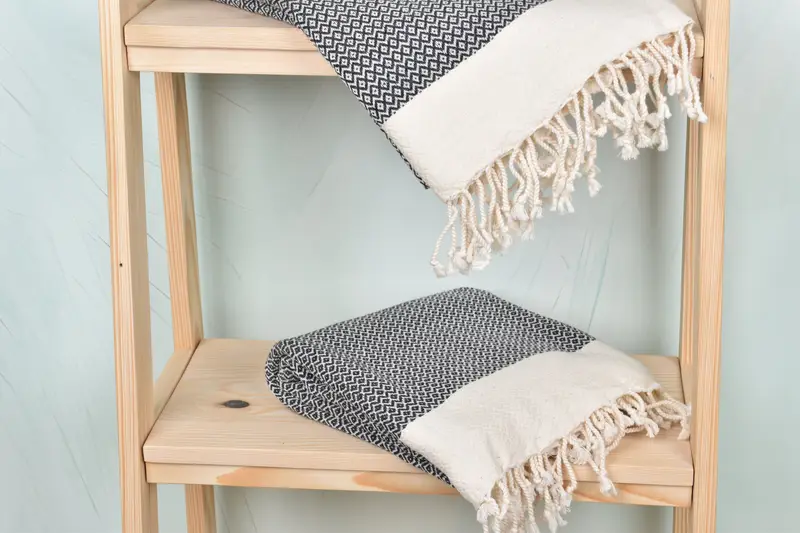 Bachelor Gift, Travel towel, 76x36 Cotton Diamond Towel, Luxury Beach Towel, Hammam Towel USA, Custom Towel Beach, Bridal Shower Gift, Luxury towel - 5