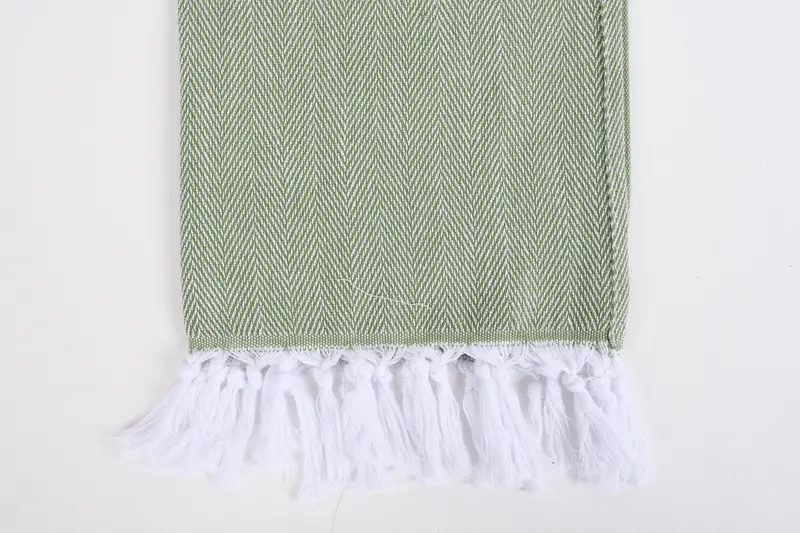 Kitchen Towel, Custom Hand Towel, Custom Name Towel, 36x18 Cotton Herringbone Towel, Bridesmaid Gifts, Best Wedding Gift, Bridesmaid Gift Towel - 4
