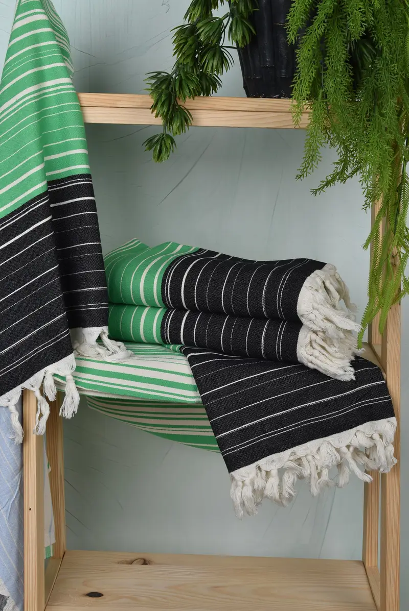 House Warming Gift, 70x40 Cotton Striped Towel, Best Friend Gift, Bachelorette Party Gifts, Sand-resistant towel, Personalized Beach Towel - 6