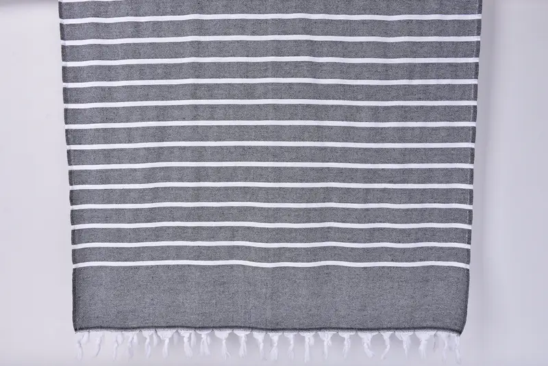 Bridal Shower Favors, Soft towel, Scarf Towel, 64x40 Cotton Striped Terry Towel, Bachelorette Party Favors Beach, Personalized Towel, Guest Towel - 8