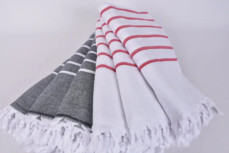 Bridal Shower Favors, Soft towel, Scarf Towel, 64x40 Cotton Striped Terry Towel, Bachelorette Party Favors Beach, Personalized Towel, Guest Towel - 4