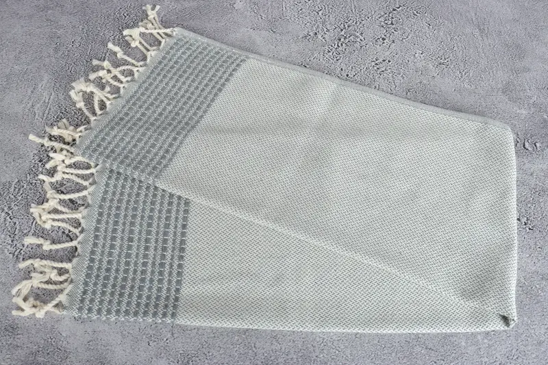 Personalized Hand Towel, Monogram Kitchen Towel, Christmas Hand Towel, Personalized Home Gift Wedding, 40x20 Cotton Striped Towel, Custom Hand Towel - 6