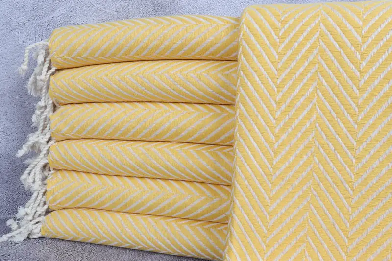 Fringed Turkish towel for poolside, 70x40 Cotton Striped Towel, Monogram Beach Towel, Organic towel, Quick-Dry Beach Towel, Employee Gifts - 1