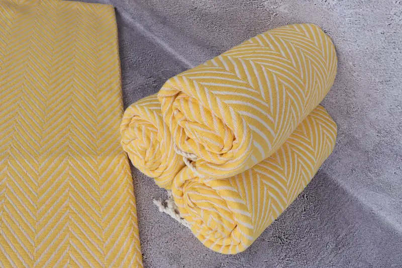 Fringed Turkish towel for poolside, 70x40 Cotton Striped Towel, Monogram Beach Towel, Organic towel, Quick-Dry Beach Towel, Employee Gifts - 8