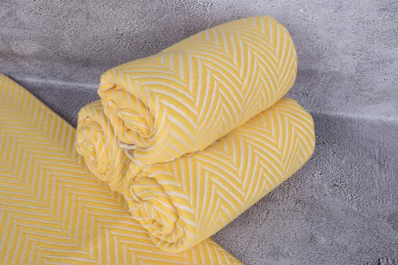 Fringed Turkish towel for poolside, 70x40 Cotton Striped Towel, Monogram Beach Towel, Organic towel, Quick-Dry Beach Towel, Employee Gifts - 7
