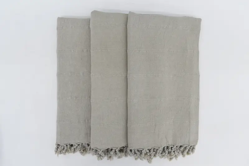 Gift Boxes Towel, Custom Beach Towel, Personalized Towel, Antibacterial Turkish peshtemal towel, Turkish beach towel, 68x36 Cotton Stonewashed Towel - 7