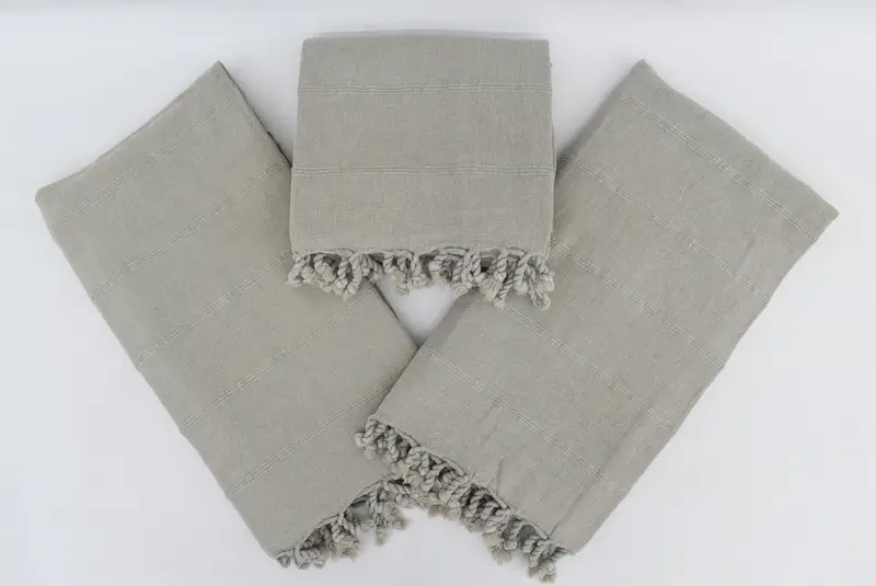 Gift Boxes Towel, Custom Beach Towel, Personalized Towel, Antibacterial Turkish peshtemal towel, Turkish beach towel, 68x36 Cotton Stonewashed Towel - 8