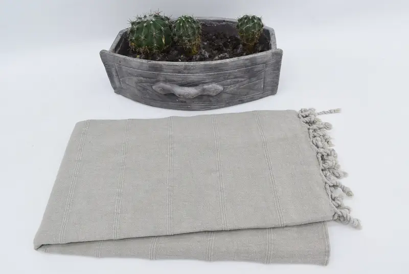 Gift Boxes Towel, Custom Beach Towel, Personalized Towel, Antibacterial Turkish peshtemal towel, Turkish beach towel, 68x36 Cotton Stonewashed Towel - 3