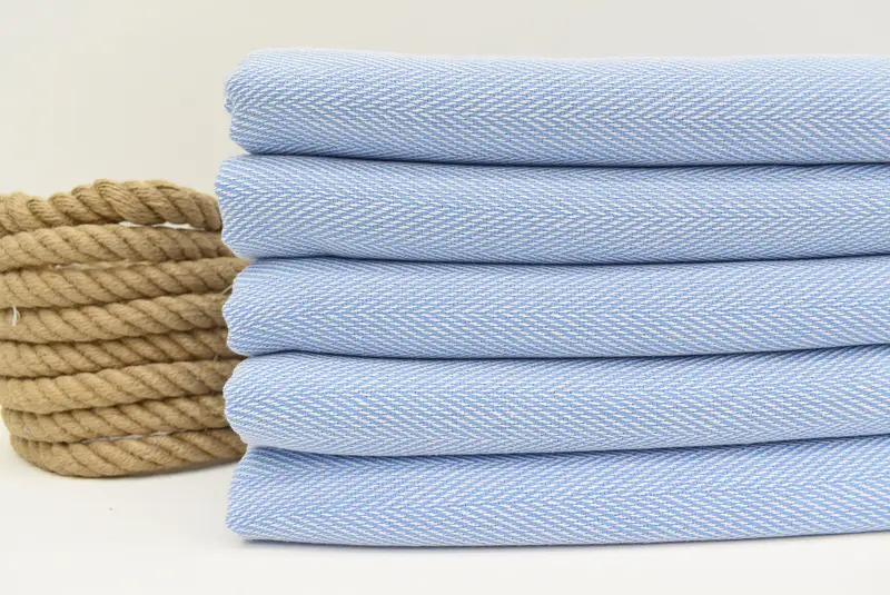 Bridesmaid Gift Towel, Family Gift Basket, Memorial Gift, Beach Towel Bulk, 70x40 Cotton Herringbone Towel, Towel With Name, Monogrammed Beach Towel - 2