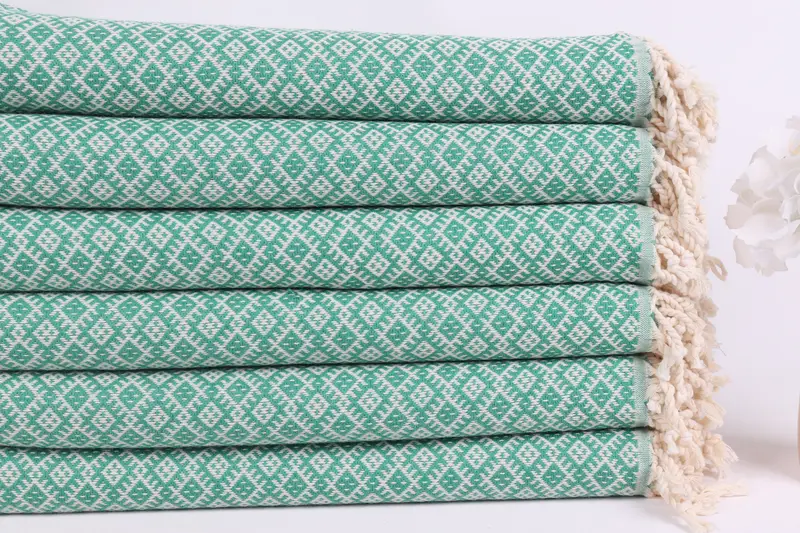 70x40 Cotton Diamond Towel, Custom Towel, Bridesmaid Gift Towel, Handmade Turkish hammam towel, Home Gift, Bridemaids Beach Towel, Wedding Favors - 3