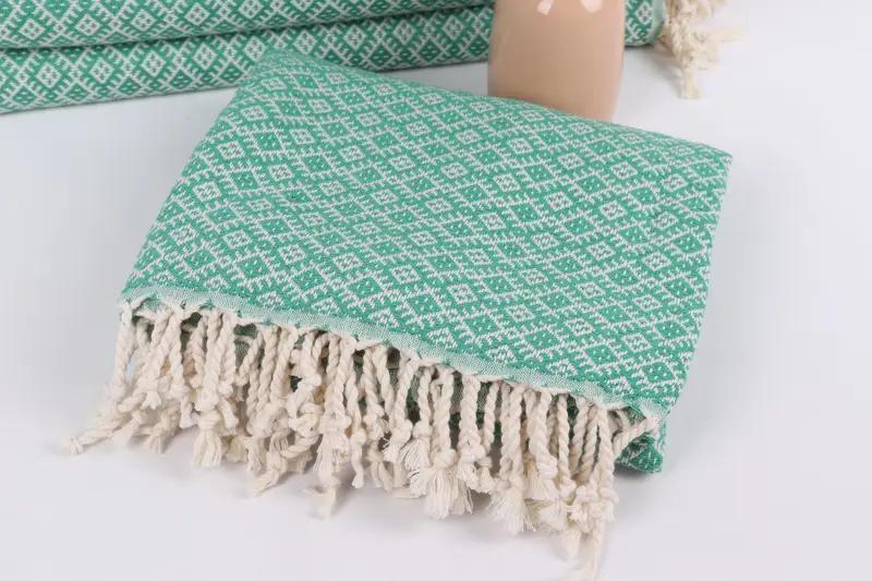 70x40 Cotton Diamond Towel, Custom Towel, Bridesmaid Gift Towel, Handmade Turkish hammam towel, Home Gift, Bridemaids Beach Towel, Wedding Favors - 5