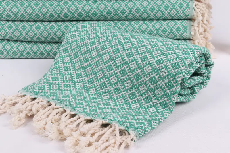 70x40 Cotton Diamond Towel, Custom Towel, Bridesmaid Gift Towel, Handmade Turkish hammam towel, Home Gift, Bridemaids Beach Towel, Wedding Favors - 4