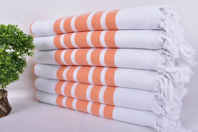 Bachelor Gifts, Absorbent towel, Monogrammed Beach Towel, Personalized Turkish Beach Towel, Scarf Towel, 70x40 Cotton Herringbone Towel, Bride Gift - 3