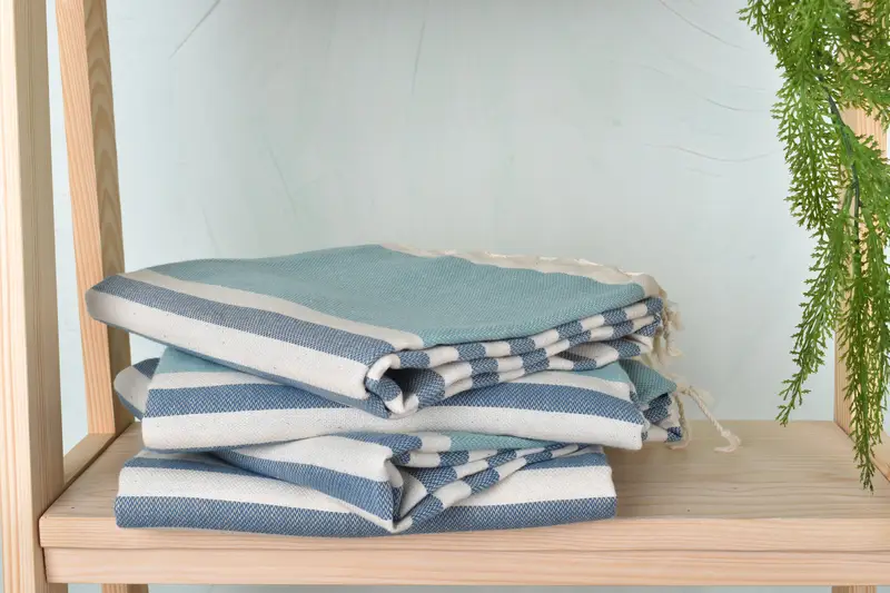 Embroidered Towel, Luxury towel, 70x40 Cotton Striped Towel, Girls Weekend Favors, Christmas Gift, Extra large Turkish bath towel, Bridesmaid Gifts - 7