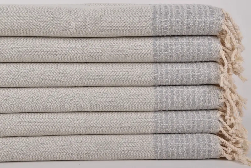 Housewarming Gift, Bridal Shower Gift, 40x20 Cotton Striped Towel, Personalize Gift, Monogram Hand Towel, Bathroom Towels, Turkish Towel Hand Towel - 2