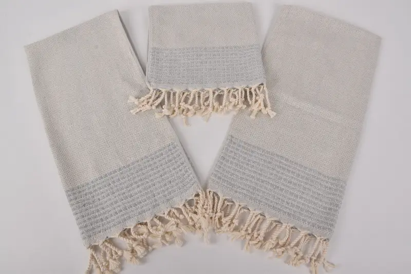 Housewarming Gift, Bridal Shower Gift, 40x20 Cotton Striped Towel, Personalize Gift, Monogram Hand Towel, Bathroom Towels, Turkish Towel Hand Towel - 6