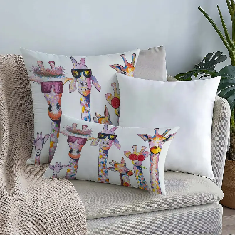 Kissen mit Giraffenmuster: Moderne Kinderzimmerdekoration für das Kinderzimmer