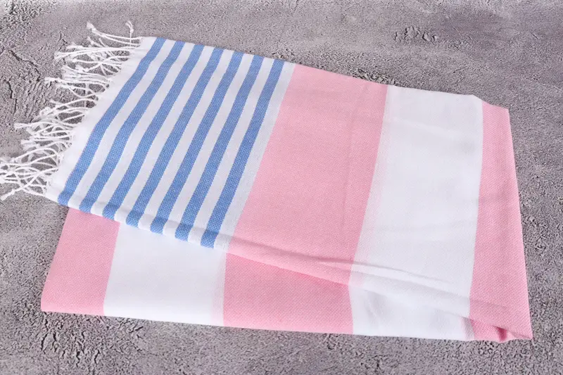 Gifts For Him, Summer Gift, 70x40 Cotton Striped Towel, Personalized Turkish Towel, Turkish beach towel with fringe, Wedding Day Gift For Bride - 6