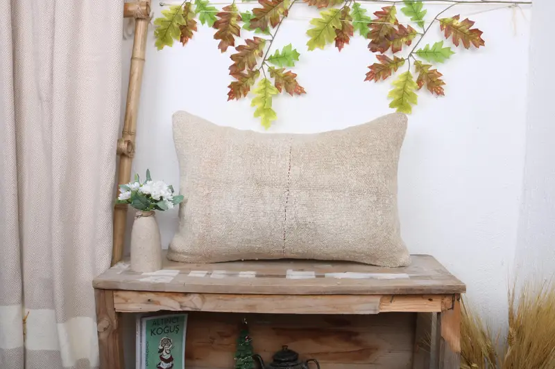 Handgefertigtes südwestliches Wurfkissen, 16x24 besticktes Rechteckkissen