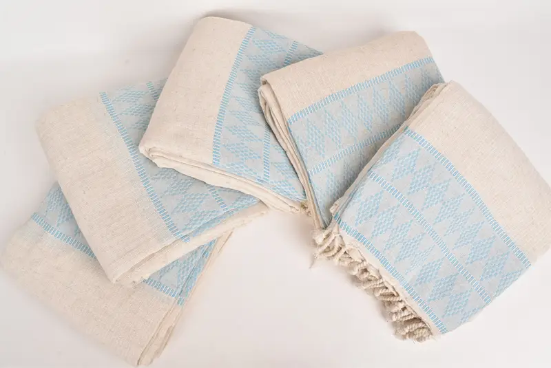 100x88 Linen Kilim Design Towel, Woven Throw Blanket, Gift For Wedding Day, Bedspread, Personalized Gifts, Couch Blanket, Gift For The Home Decor - 3