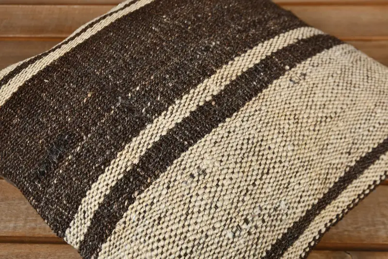 12x12 Beige Pillow Cover, Pillow, Nomadic Pillow Sham, Boho Pillow, Turkish Pillow, Personalized Gift Pillow Pillow Cover, Interior Designer Pillow - 4
