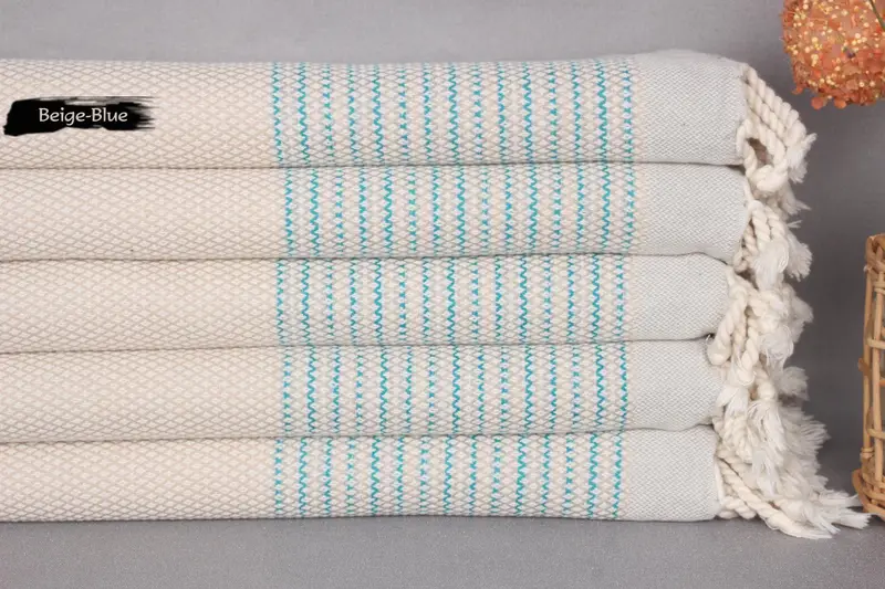 36x20 Cotton Striped Towel, Bachelorette Party Gifts, Personalized Dish Towel, Spa Towel, Turkish Towel Hand Towel, Bridesmaid Gift, Wedding Gift - 3