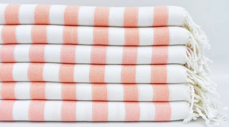 Monogrammed Beach Towel, Summer Towel, Turkish hand towel, 70x36 Cotton Striped Towel, Custom Beach Towel, Luxury Turkish Bath Towel, Christmas Gift - 1