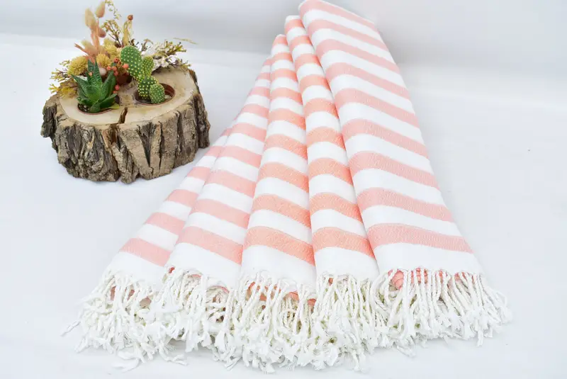Monogrammed Beach Towel, Summer Towel, Turkish hand towel, 70x36 Cotton Striped Towel, Custom Beach Towel, Luxury Turkish Bath Towel, Christmas Gift - 3