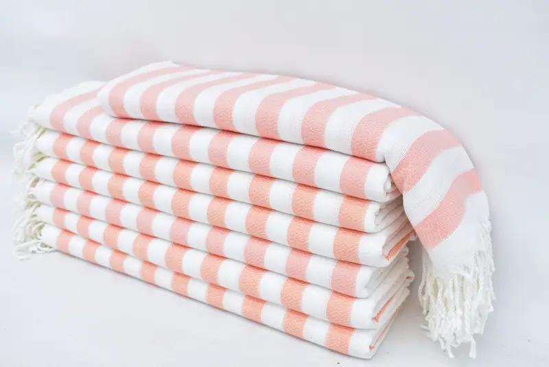 Monogrammed Beach Towel, Summer Towel, Turkish hand towel, 70x36 Cotton Striped Towel, Custom Beach Towel, Luxury Turkish Bath Towel, Christmas Gift - 2
