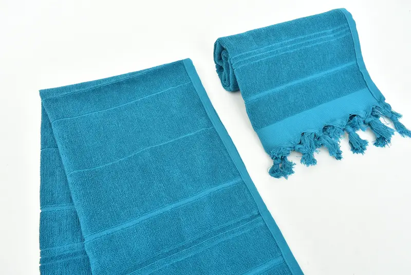 40x18 Pamuklu Çizgili Terry Havlu, Kişiselleştir Hediye, Küçük Banyo Havlusu, Nedime Hediyeleri, Hediye, Sevgililer Günü Hediyesi, Kişiselleştirilmiş Hediye - 7