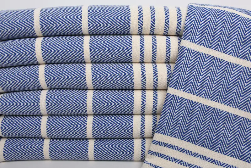 Christmas Favors, Bridesmaid Gift, Monogrammed Hand Towel, Custom Name Towel, 40x20 Cotton Striped Towel, Bridesmaid Gifts, Turkish Hand Towel - 2