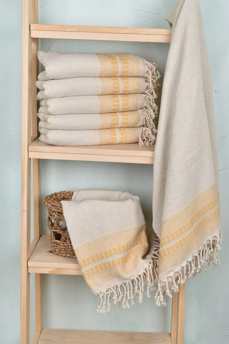 Florida Bachelorette Party Favors, Kids Beach Towel, Bridal Shower Favors, 68x40 Linen Striped Towel, Custom Gift, Turkish bath towel, Custom Gifts - 3