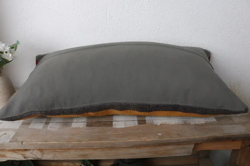 Aesthetic Pillow Cover, Cushion Cover, Wholesale Pillow Sham, Boho Pillow, Anatolian Pillow, Gift Pillow, 12x24 Yellow Pillow Case, Vintage Pillow - 7