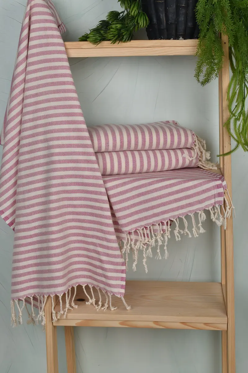 Monogram Hand Towel, Monogram Kitchen Towel, Bachelorette Party Favors, Best Wedding Gift, 40x24 Cotton Striped Towel, Xmas Gifts, Small Bath Towels - 6