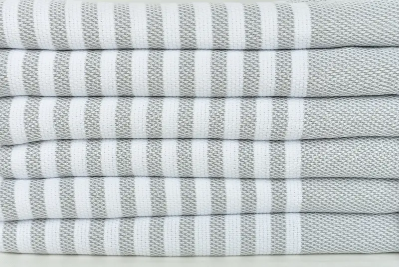 Luxury towel, Boyfriend Christmas Gift, 68x40 Cotton Striped Towel, Custom Towel Beach, Gift For Him, Customized Turkish Towel, Large Turkish Towel - 2