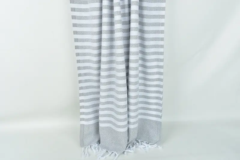 Luxury towel, Boyfriend Christmas Gift, 68x40 Cotton Striped Towel, Custom Towel Beach, Gift For Him, Customized Turkish Towel, Large Turkish Towel - 8