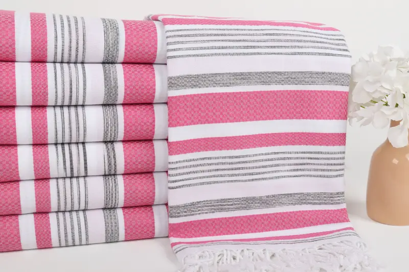 70x40 Cotton Striped Towel, Monogrammed Beach Towel, Personalized Wedding Gift, Personalised Gift, Beach Towel Bulk, Monogram Beach Towel - 2