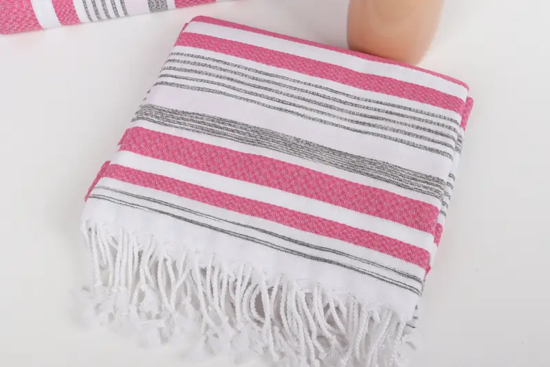 70x40 Cotton Striped Towel, Monogrammed Beach Towel, Personalized Wedding Gift, Personalised Gift, Beach Towel Bulk, Monogram Beach Towel - 5