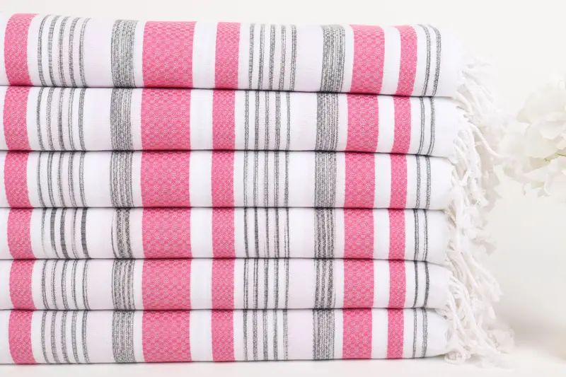 70x40 Cotton Striped Towel, Monogrammed Beach Towel, Personalized Wedding Gift, Personalised Gift, Beach Towel Bulk, Monogram Beach Towel - 3